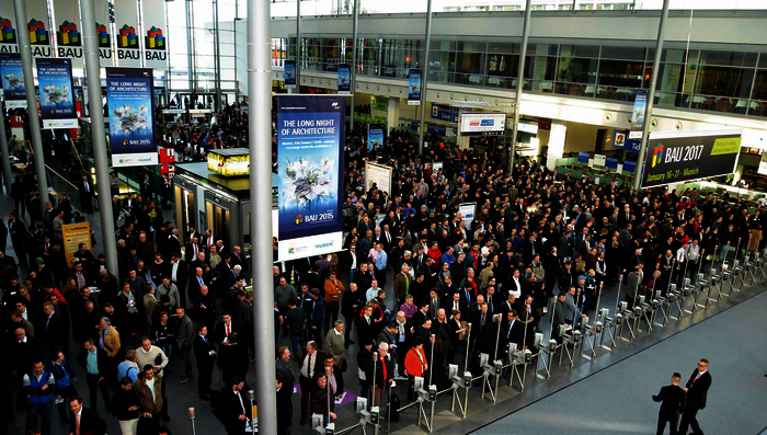 Die nächste BAU findet vom 16. bis 21. Januar 2017 auf dem Gelände der Messe München statt.