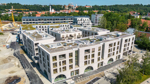 Landsberger Stadtquartier wächst: Zwei Bauabschnitte fertiggestellt