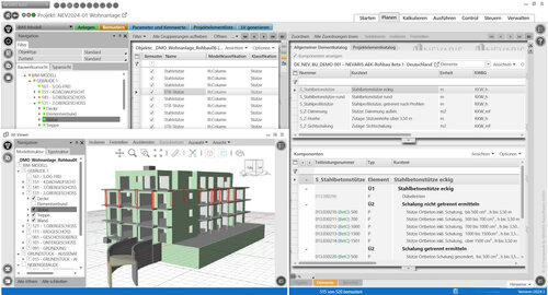 NEVARIS-Update: Neues BIM-Modul und Schnittstellen zu Öko-Datenbanken