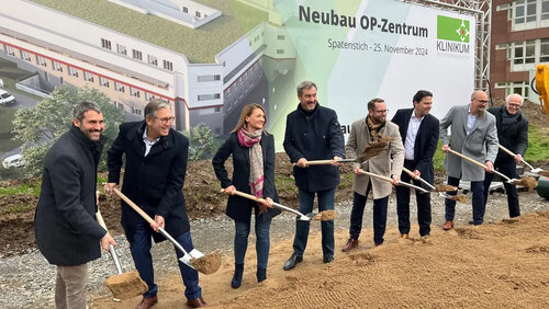 Spatenstich für neues OP-Zentrum in Aschaffenburg