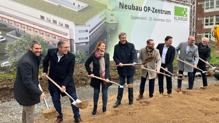 Spatenstich für neues OP-Zentrum in Aschaffenburg