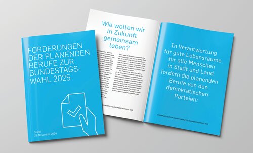 Planende Berufe mit gemeinsamen Forderungen zur Bundestagswahl 2025