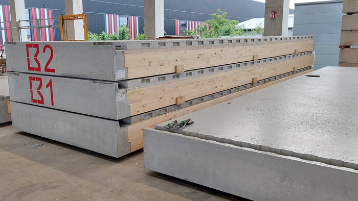 Holz-Beton-Verbund: Zweites Leben für Deckenelemente