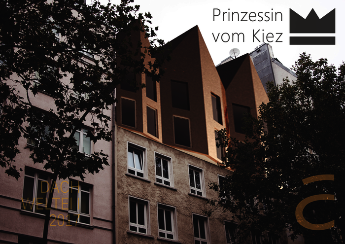 Mit ihrem Entwurf „Prinzessin vom Kiez“ erreichten die Architekturstudierenden der Hochschule Anhalt beim diesjährigen Dachwelten-Wettbewerb den 3. Platz.