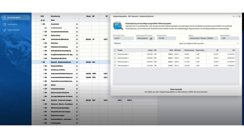 Baukostenmanagement: Cloudbasierte Lösung mit erweiterten Funktionen 