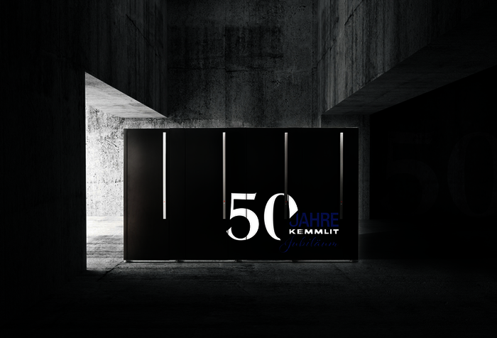 WC-Trennwandsystem classiccell black edition