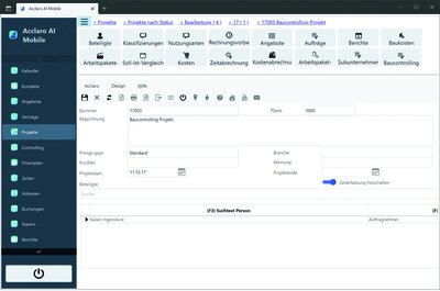 BMSP-Software Ansicht 