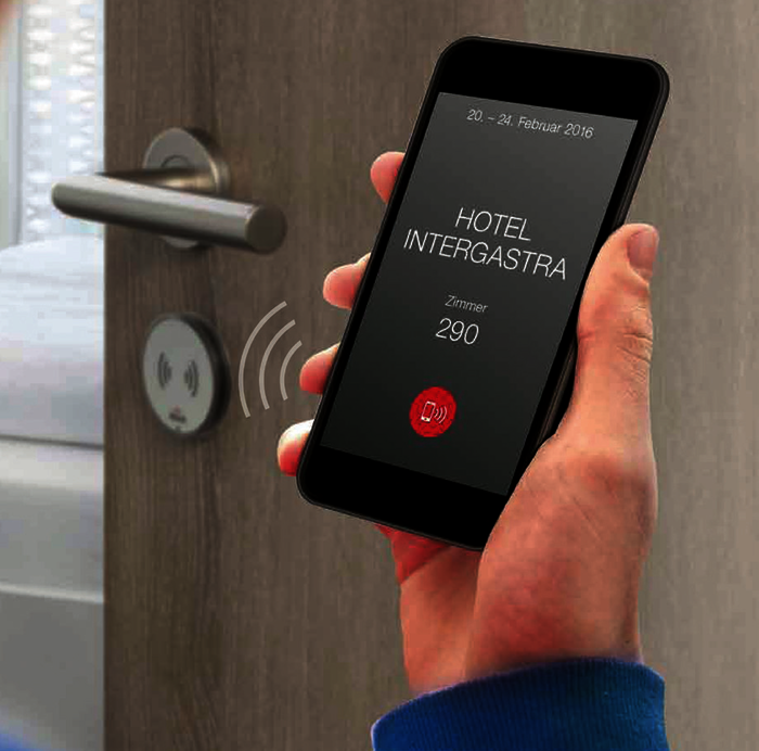 Hotelzimmer öffnen per Smartphone-Schlüssel