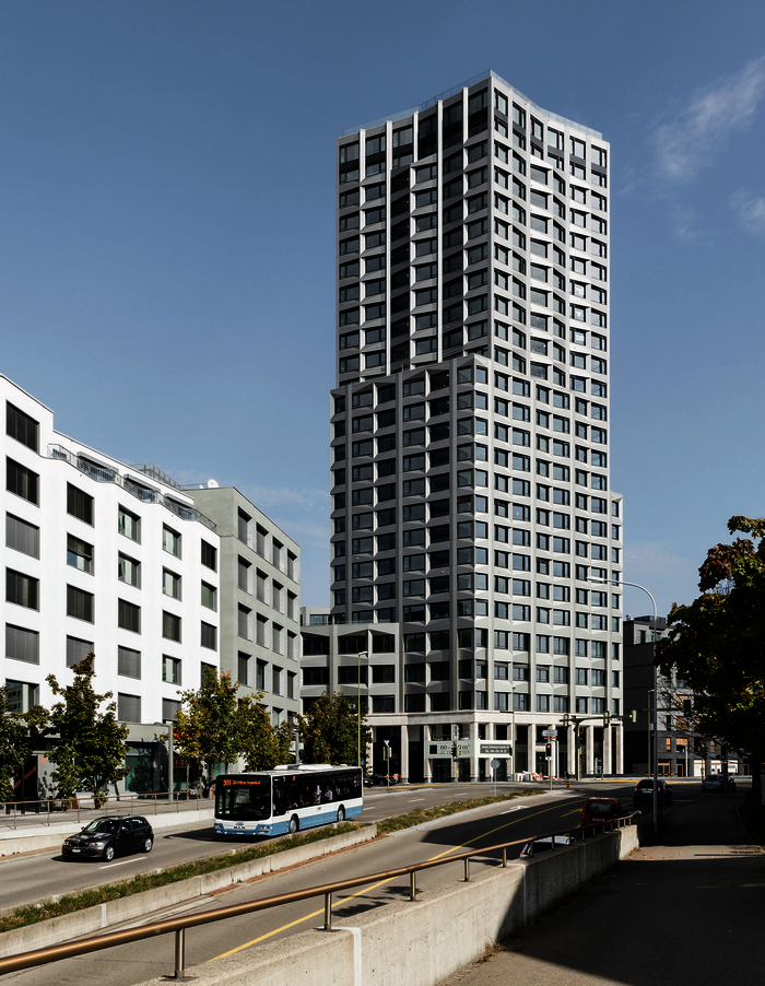 Abb. 1: Leben mit Aussicht – der Limmat- Tower in Dietikon bei Zürich.