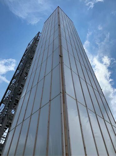 Demonstrator-Hochhaus Stuttgart