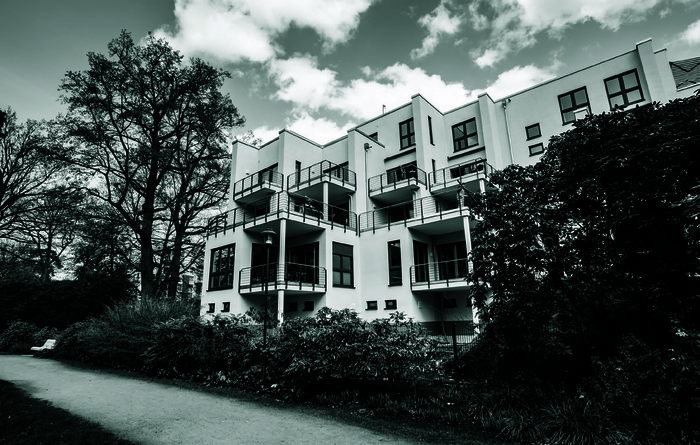 Abb. 1: Sanierung eines Mehrfamilienhauses in Graal-Müritz.