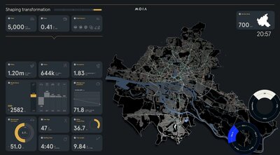 Die Simulation bildet die Mobilität der Hamburger Bevölkerung sowie aller Besucherinnen und Besucher im Wochenverlauf ab.