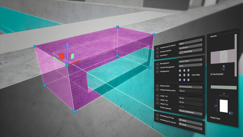 BIM-Software um Aussparungswerkzeug und Cloud-Funktionen erweitert