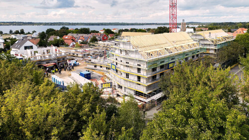 Richtfest für neues Quartier im Leipziger Neuseenland 