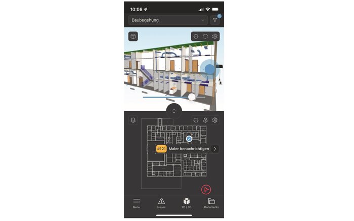 Catenda App Ansicht 