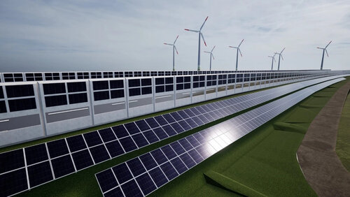 Autobahnen als Energielieferanten