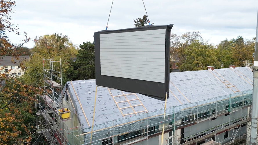 Serielle Sanierung nach niederländischer Energiesprong-Methode Serielle Sanierung nach niederländischer Energiesprong-Methode