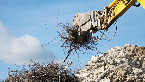 Urban Mining: Neues Baumaterial aus Rathaus-Abbruch 