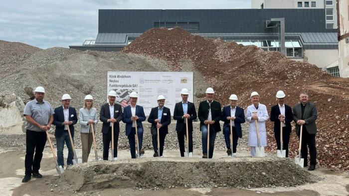 Allgäuer Klinikum Mindelheim mit erstem Spatenstich für 100-Millionen-Euro-Neubau