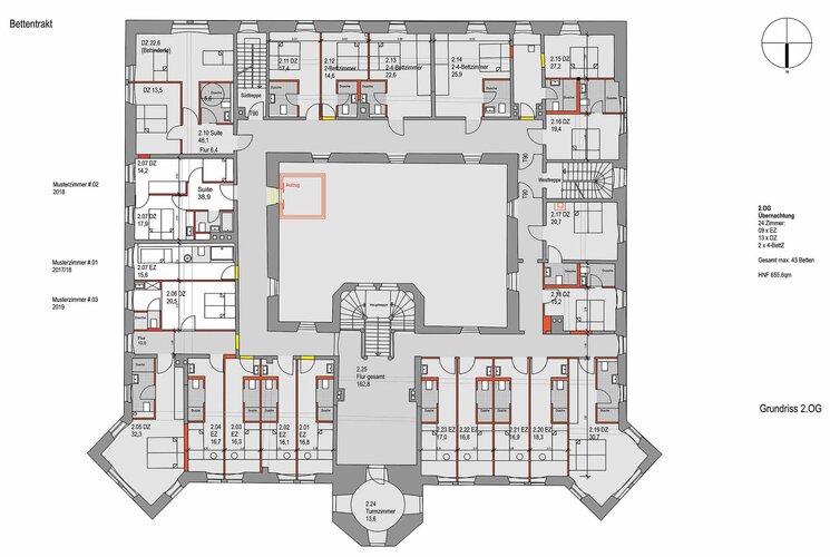 Grundriss 2. OG Grafik: Wingburg gB_93_S18_Schloss_Grundriss_2OG.jpg