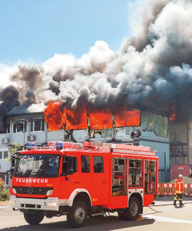Feuerwehr-Einsatz Telenot