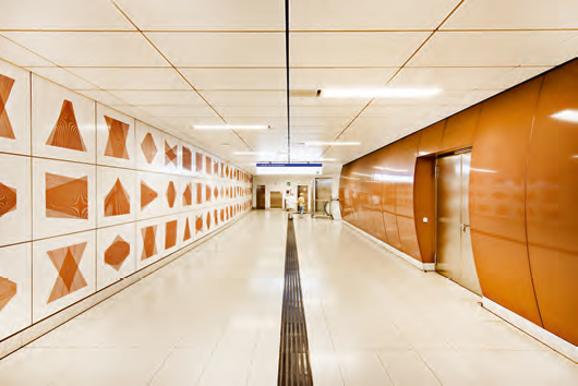 Station Kirchplatz, gestaltet von Enne Haehnle