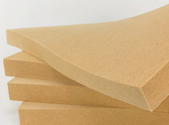 Flexible und klemmstarke Holzfaserdämmmatte „Gutex Thermoflex“