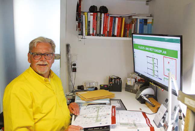 Brandschutzexperte Jürgen E. Klaft, Inhaber des Büros Brandschutz 2000 Consulting