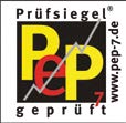 Dieses Prüfsiegel steht für den Nachweis regelkonformer PeP-7-Kennzahlen.
