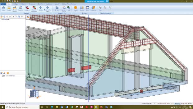 Speziell für die Ortbeton- und Schalplanung in 3D verfügt STRAKON über zahlreiche leistungsfähige Funktionen und Automatismen.