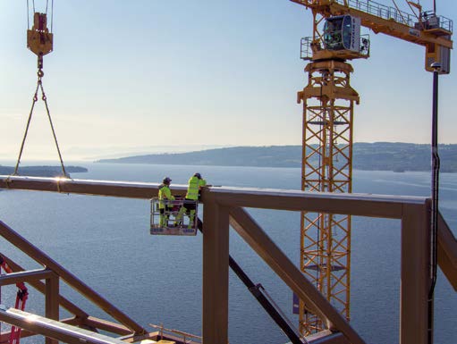 Baustelle am Mjøsa