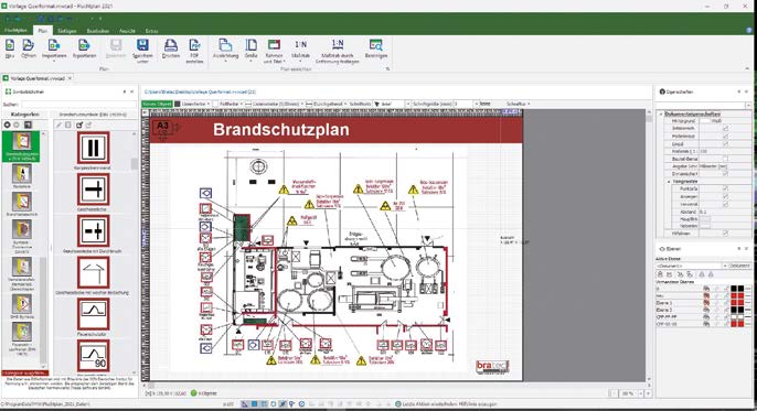 Screenshot Bratec: Brandschutzpläne erstellen