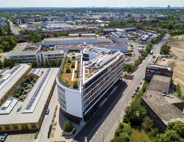 Auch The Ship in Köln gilt als ein hochintelligentes Gebäude. Mittels Sensoren werden dort Nutzungsdaten erhoben und die Gebäudesteuerung optimiert.