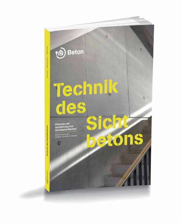 Das Buch „Technik des Sichtbetons ist für 49,80 Euro im www.betonshop. de oder im Buchhandel erhältlich.