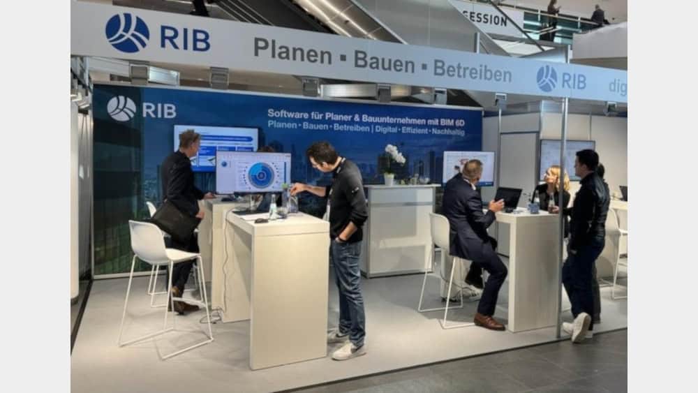BIM durchgängig – in allen Phasen von Bau- und Immobilienprojekten – bei RIB und RIB IMS am Stand Nr. 21. © RIB Software GmbH