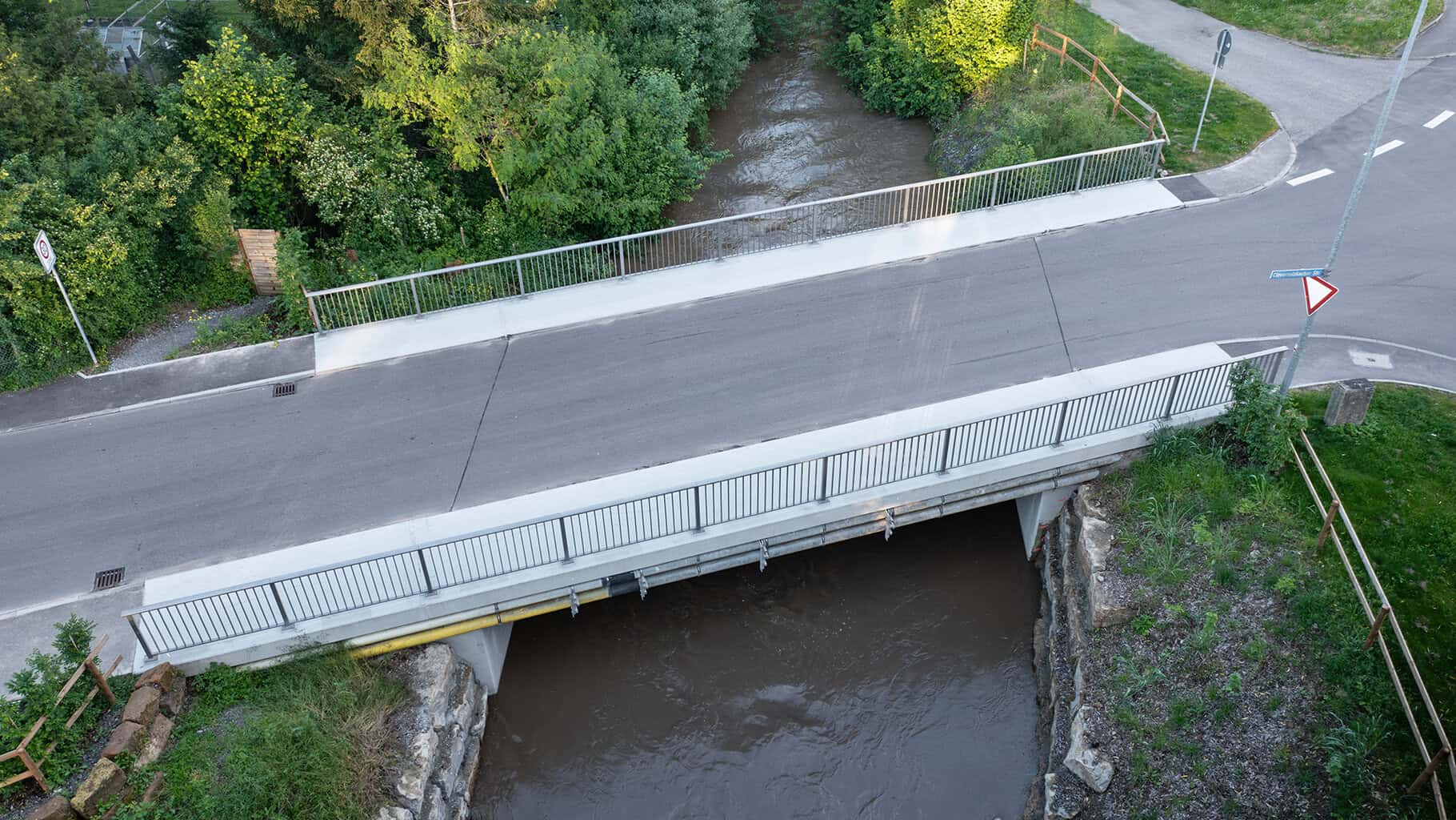 Brettachbrücke nach der Sanierung © BIT Ingenieure AG