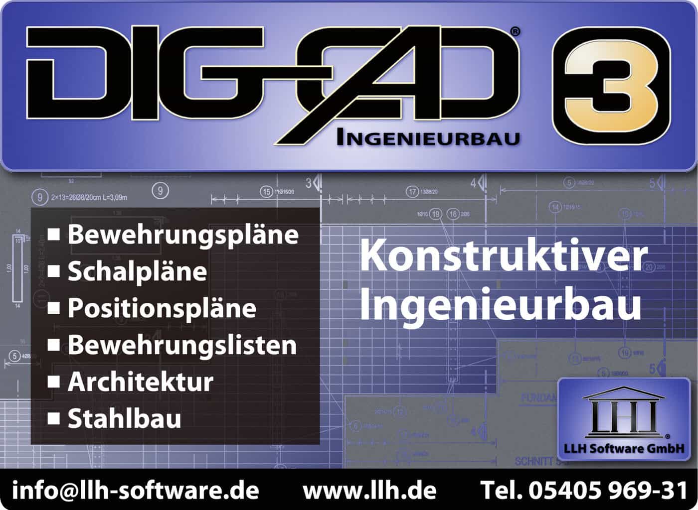 DIG-CAD 3 © LLH Software GmbH