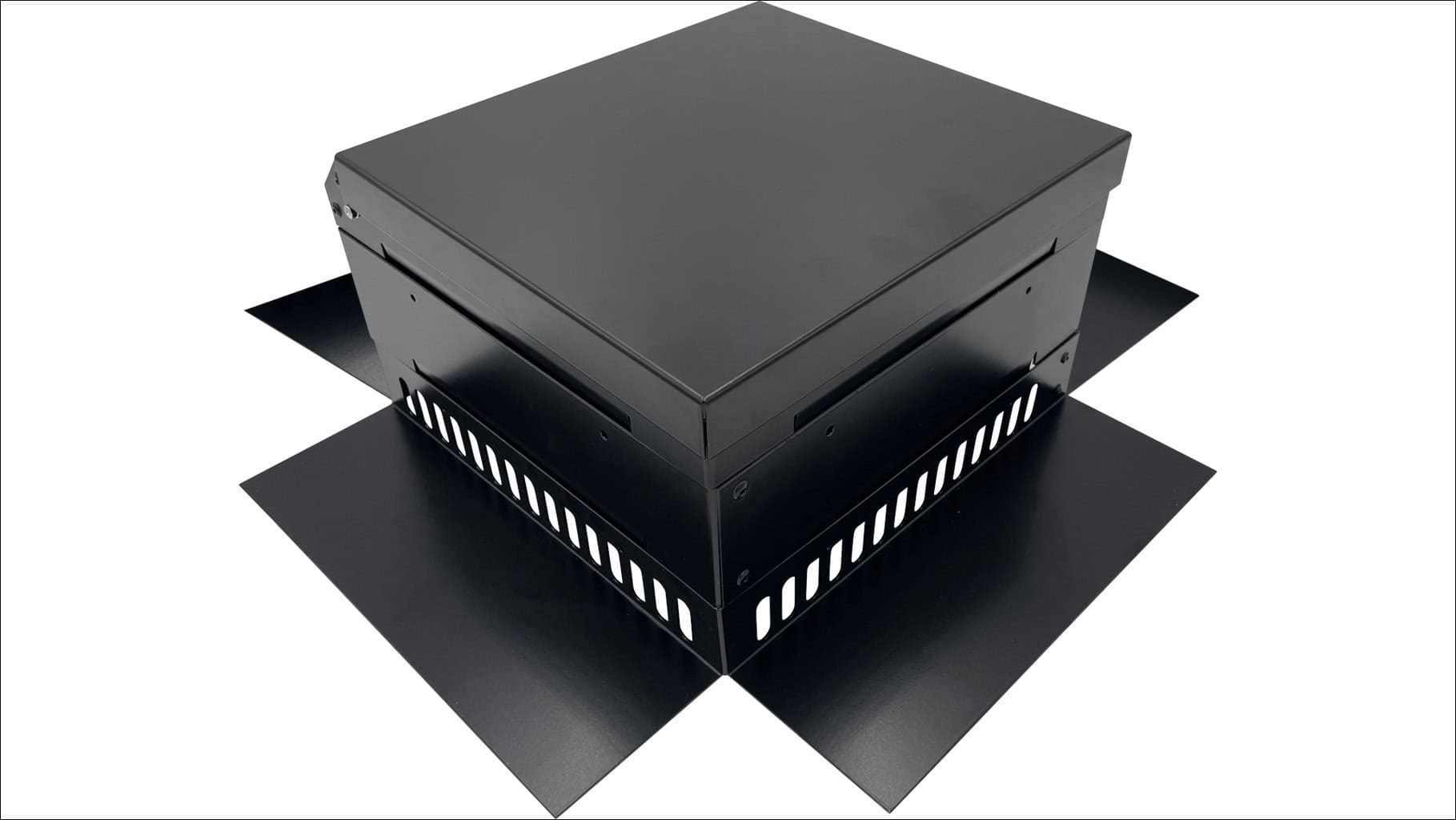 Die Retentionsbox wird aus pulverbeschichtetem Aluminium hergestellt, ist aufklappbar und beliebig in der Höhe aufstockbar. © Fleck GmbH