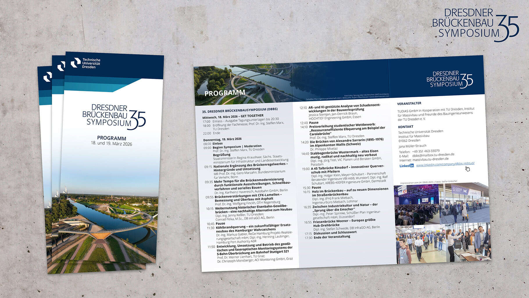 Dresdner Brückenbausymposium 2026 Programm © Institut für Massivbau, TU Dresden