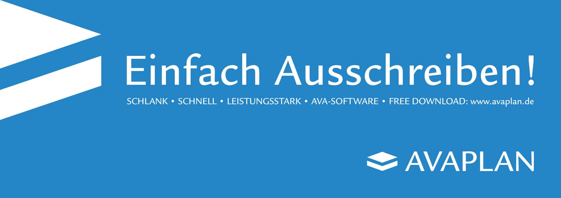 Einfach ausschreiben © Avaplan