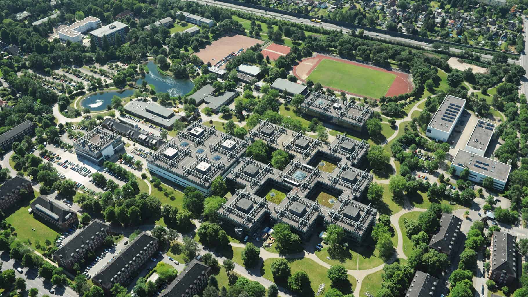 Helmut-Schmidt-Universität Hamburg Luftbild © HSU / UniBwH