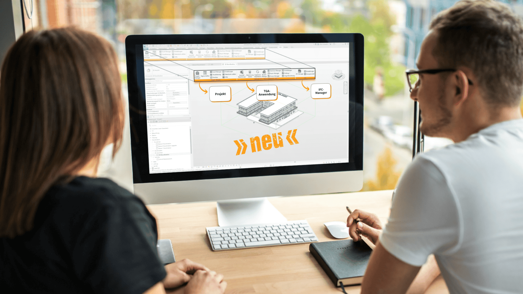 Neue anwendungs-spezifische Ribbonbar von GBIS © SOLAR-COMPUTER GmbH