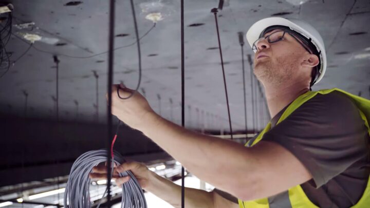 Installation von Ultraschallsensoren im Bahnhof München © TU München