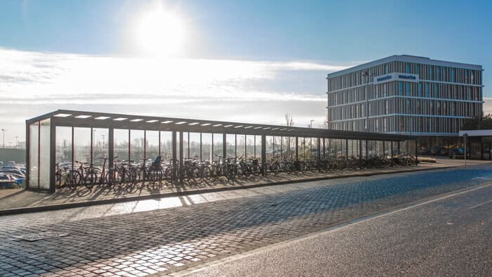 Fahrradüberdachung © Schweng