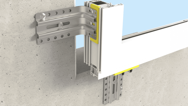 Die Systemlösung für Lastabtragung und Absturzsicherung reduziert den Angaben des Herstellers zufolge die Anzahl der Befestigungspunkte deutlich. © SFS
