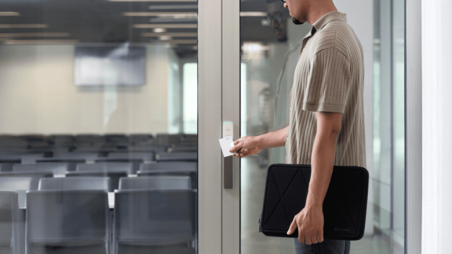 Lösungen für Zutrittskontrolle und Identity Management zeigt Salto zeigt auf der Kommunale 2025 am 22. und 23. Oktober 2025 in Nürnberg (Halle 9, Stand 9-744). © Salto Systems GmbH