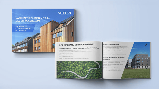 Allplan hat einen Leitfaden für klimabewusstes Planen mit BIM veröffentlicht. © ALLPLAN