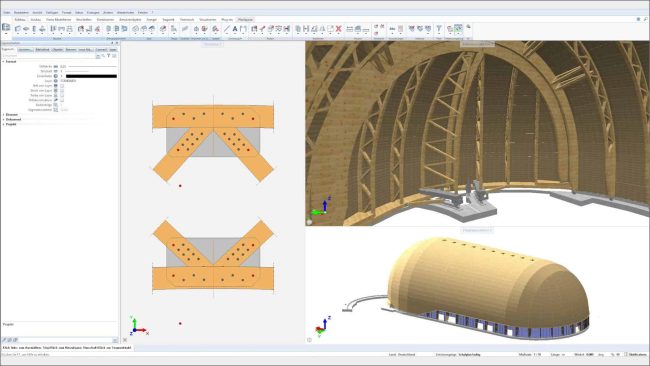 Für die Tragwerksplanung (einschließlich Bewehrungsplanung) des einzigartigen Projekts nutzten Ripkens Wiesenkämper ALLPLAN. Jedes Bauteil ist in einem Materialpass auf der Plattform Madaster hinterlegt. © Ripkens Wiesenkämper