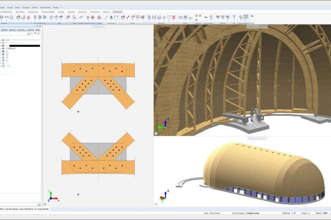 Für die Tragwerksplanung (einschließlich Bewehrungsplanung) des einzigartigen Projekts nutzten Ripkens Wiesenkämper ALLPLAN. Jedes Bauteil ist in einem Materialpass auf der Plattform Madaster hinterlegt. © Ripkens Wiesenkämper
