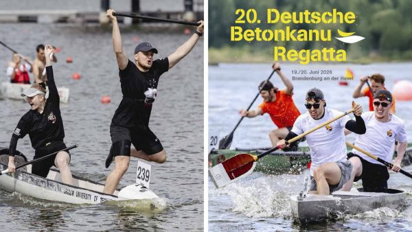 20. Deutsche Betonkanu-Regatta 2026 © InformationsZentrum Beton / Sascha Steinbach